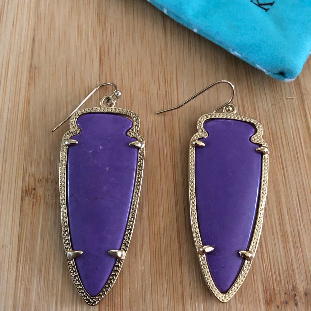 Kendra Scott Skylar Arrowhead earrings